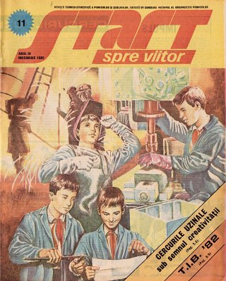 Coperta revistei Start spre Viitor numărul 11 - noiembrie 1982